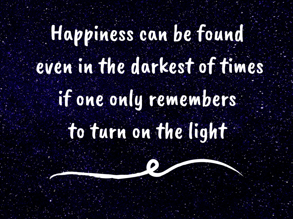 If One Only Remembers to Turn on The&nbsp;Light